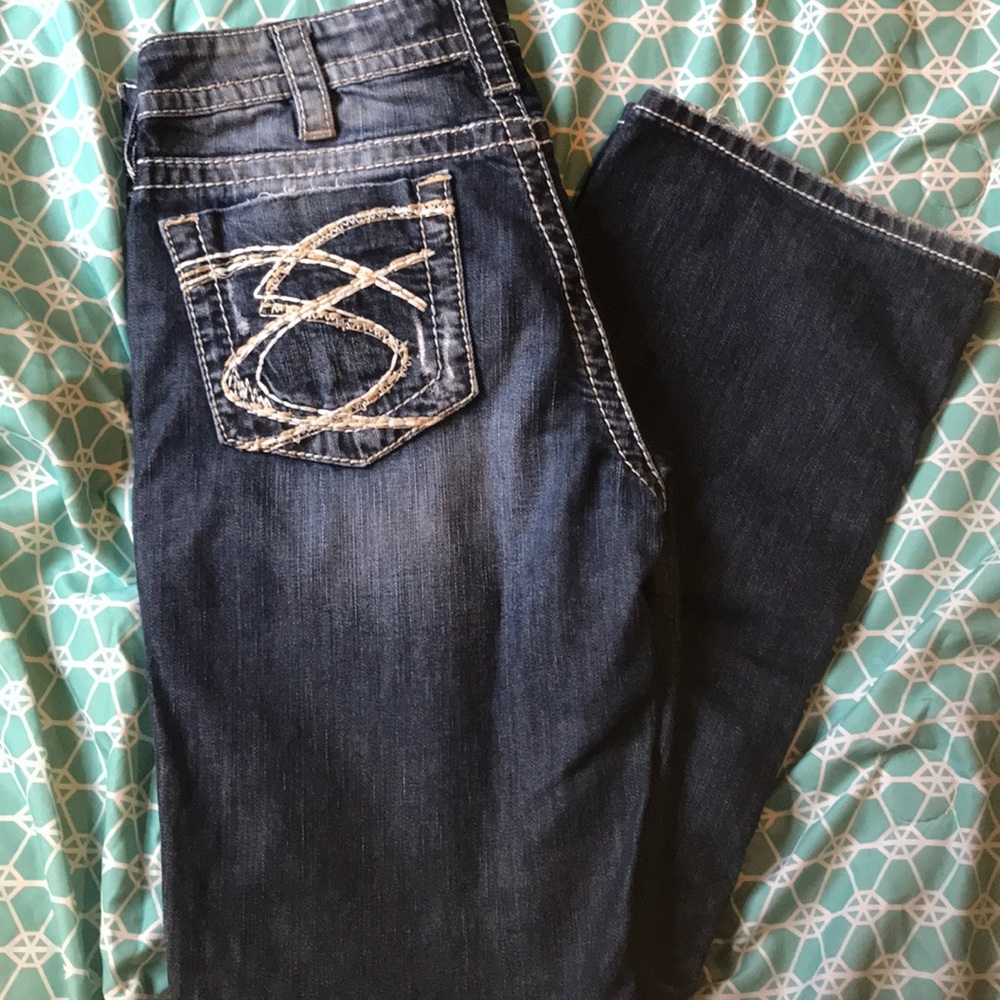 Silver jeans
